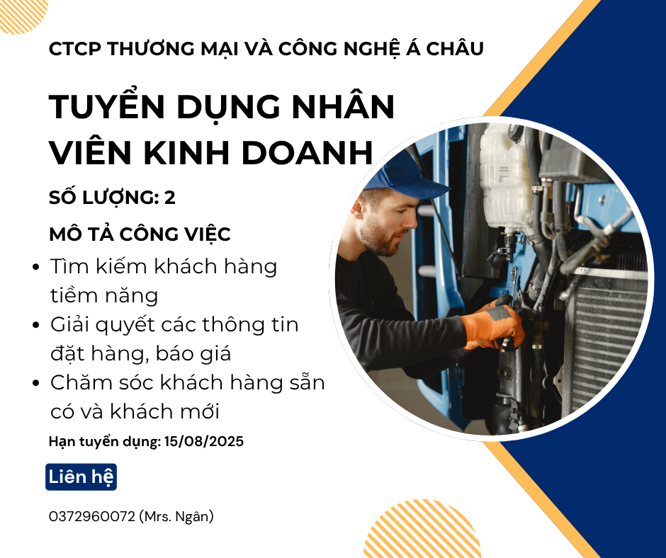 Tuyển Dụng Nhân Viên Kinh Doanh Tháng 7/2025
