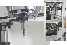 Ổ chứa dao máy phay CNC 5 trục High-Performance ATC of MedCenter-5AX 